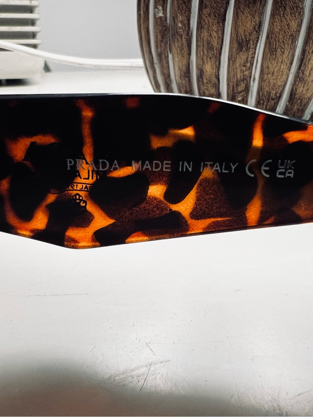 Prada Tortoiseshell Butterfly Sunglasses with Brown Lenses - Picture 3 of 4